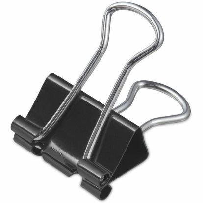 Universal Binder Clips Value Pack, Small, Black/Silver, 36/Box 1