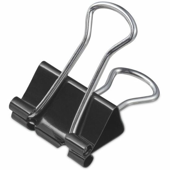 Universal Binder Clips Value Pack, Small, Black/Silver, 36/Box 1