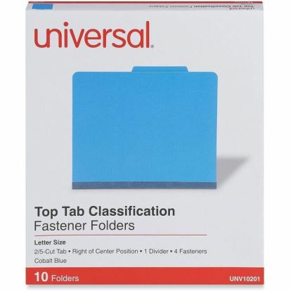 Universal 2/5 Tab Cut Letter Classification Folder 1