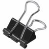 Universal Binder Clip Zip-Seal Bag Value Pack, Medium, Black/Silver, 36/Pack 1