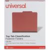 Universal 2/5 Tab Cut Letter Classification Folder 1