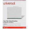 Universal 2/5 Tab Cut Letter Classification Folder 1
