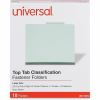 Universal 2/5 Tab Cut Letter Classification Folder 2