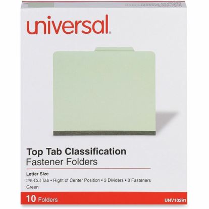 Universal 2/5 Tab Cut Letter Classification Folder 1