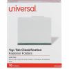 Universal 2/5 Tab Cut Letter Classification Folder 2