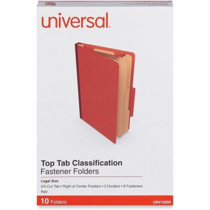 Universal 2/5 Tab Cut Legal Classification Folder 1
