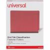 Universal Straight Tab Cut Letter Classification Folder 1
