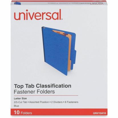 Universal 2/5 Tab Cut Letter Classification Folder 1