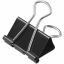 Universal Binder Clips with Storage Tub, Mini, Black/Silver, 60/Pack 1