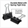 Universal Binder Clips with Storage Tub, Medium, Black/Silver, 24/Pack 3