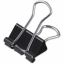Universal Binder Clips with Storage Tub, Small, Black/Silver, 40/Pack 1