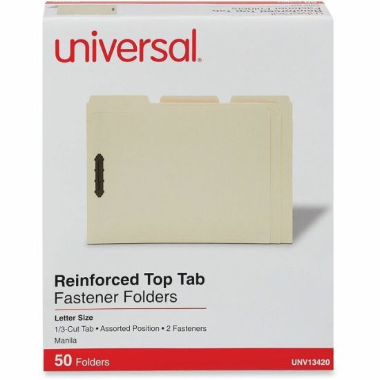 Universal 1/3 Tab Cut Letter Classification Folder 1