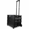 Universal Collapsible Mobile Storage Crate, Plastic, 18.25 x 15 x 18.25 to 39.37, Black 6