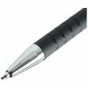Universal Ballpoint Pen, Retractable, Medium 1 mm, Black Ink, Black Barrel, Dozen 6