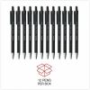 Universal Ballpoint Pen, Retractable, Medium 1 mm, Black Ink, Black Barrel, Dozen 7