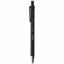 Universal Ballpoint Pen, Retractable, Fine 0.7 mm, Black Ink, Black Barrel, Dozen 1