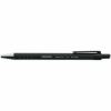 Universal Ballpoint Pen, Retractable, Fine 0.7 mm, Black Ink, Black Barrel, Dozen 3