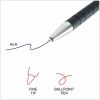 Universal Ballpoint Pen, Retractable, Fine 0.7 mm, Blue Ink, Blue Barrel, Dozen 6