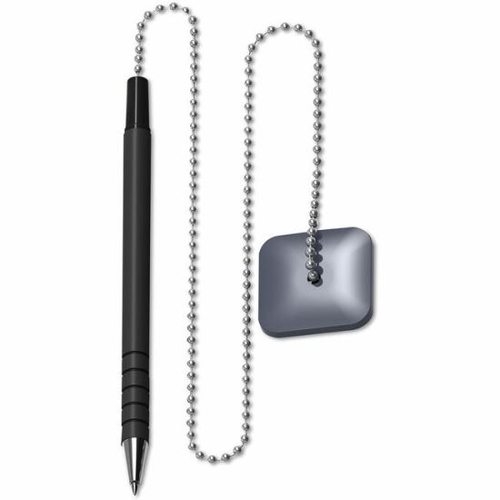 Universal Ballpoint Counter Pen, Medium 0.7 mm, Black Ink, Black Barrel 1