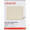 Universal Straight Tab Cut Letter Classification Folder 1