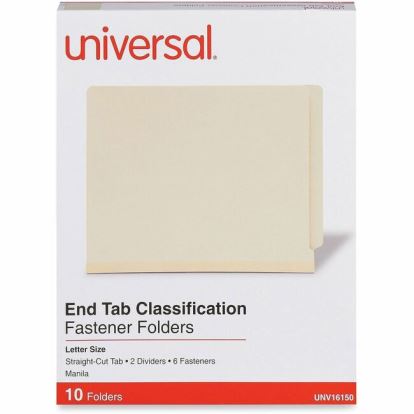 Universal Straight Tab Cut Letter Classification Folder 1