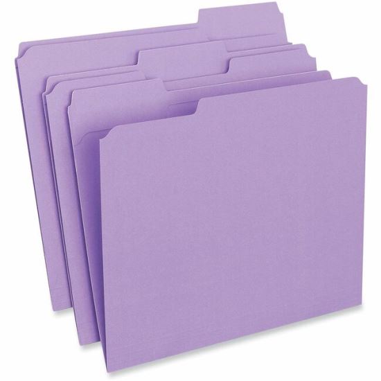 Universal 1/3 Tab Cut Letter Top Tab File Folder 1