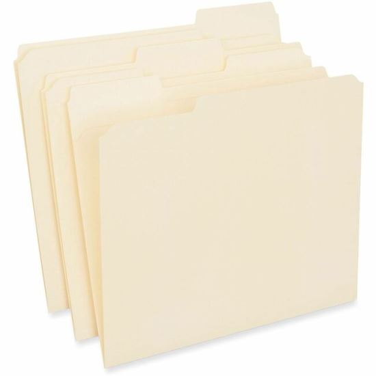 Universal 1/3 Tab Cut Letter Top Tab File Folder 1