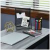 Universal Metal Mesh 3-Compartment Pencil Cup, 4.13" Diameter x 6"h, Black 4