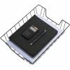 Universal Wire Metal Letter Tray, 1 Section, Letter Size Files, 10" x 14.13" x 3" , Black 4