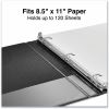 Universal Slant D-Ring View Binder, 3 Rings, 0.5" Capacity, 11 x 8.5, Black 9