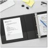 Universal Slant D-Ring View Binder, 3 Rings, 0.5" Capacity, 11 x 8.5, Black 11