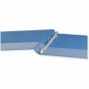 Universal Slant D-Ring View Binder, 3 Rings, 0.5" Capacity, 11 x 8.5, Light Blue 11