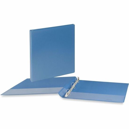 Universal Slant D-Ring View Binder, 3 Rings, 1" Capacity, 11 x 8.5, Light Blue 1