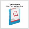 Universal Slant D-Ring View Binder, 3 Rings, 1" Capacity, 11 x 8.5, Light Blue 5