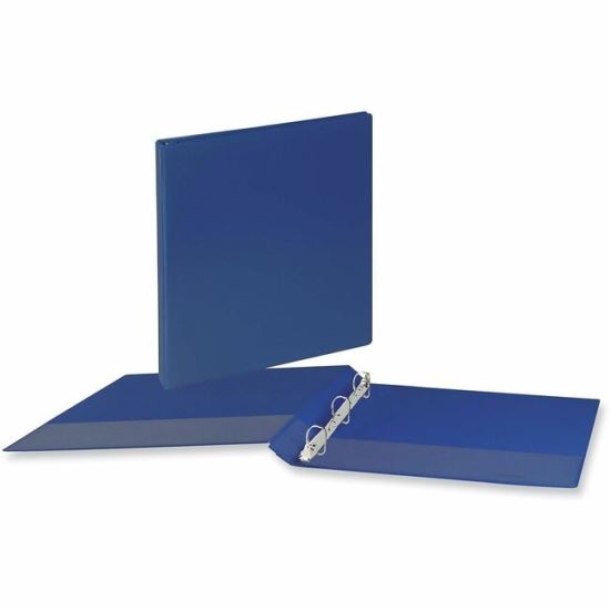 Universal Slant D-Ring View Binder, 3 Rings, 0.5" Capacity, 11 x 8.5, Navy Blue 1