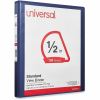 Universal Slant D-Ring View Binder, 3 Rings, 0.5" Capacity, 11 x 8.5, Navy Blue 2