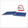 Universal Slant D-Ring View Binder, 3 Rings, 1.5" Capacity, 11 x 8.5, Navy Blue 3