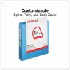 Universal Slant D-Ring View Binder, 3 Rings, 1.5" Capacity, 11 x 8.5, Light Blue 8
