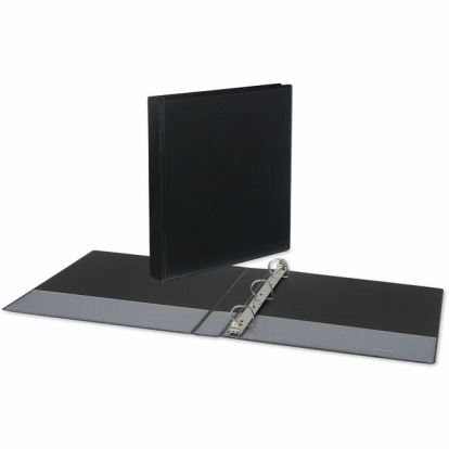 Universal Slant D-Ring View Binder, 3 Rings, 1" Capacity, 11 x 8.5, Black 1
