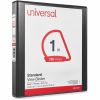 Universal Slant D-Ring View Binder, 3 Rings, 1" Capacity, 11 x 8.5, Black 2