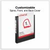 Universal Slant D-Ring View Binder, 3 Rings, 1" Capacity, 11 x 8.5, Black 4