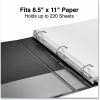 Universal Slant D-Ring View Binder, 3 Rings, 1" Capacity, 11 x 8.5, Black 5