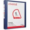 Universal Slant D-Ring View Binder, 3 Rings, 1" Capacity, 11 x 8.5, Navy Blue 2