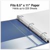Universal Slant D-Ring View Binder, 3 Rings, 1" Capacity, 11 x 8.5, Navy Blue 7