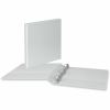 Universal Slant D-Ring View Binder, 3 Rings, 1" Capacity, 11 x 8.5, White, 12/Carton 1