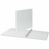 Universal Slant D-Ring View Binder, 3 Rings, 1" Capacity, 11 x 8.5, White, 4/Pack 1