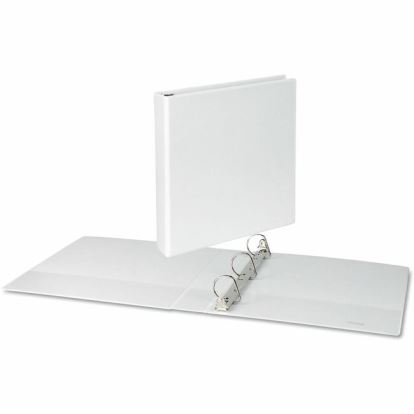 Universal Slant D-Ring View Binder, 3 Rings, 1.5" Capacity, 11 x 8.5, White 1