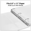 Universal Slant D-Ring View Binder, 3 Rings, 1.5" Capacity, 11 x 8.5, White 7