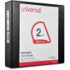 Universal Slant D-Ring View Binder, 3 Rings, 2" Capacity, 11 x 8.5, Black 2