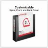 Universal Slant D-Ring View Binder, 3 Rings, 2" Capacity, 11 x 8.5, Black 6